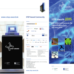 STEP Award 2015 - frankfurt business media