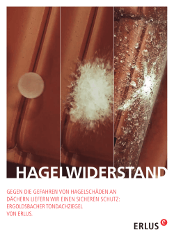 HAGELWIDERSTAND - bei der Guggenberger Baustoffhandels GmbH