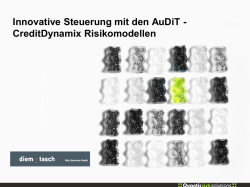 Innovative Steuerung mit den AuDiT