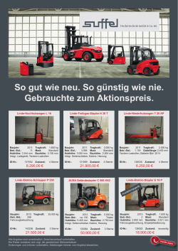 Aktions-Flyer als PDF - Suffel Fördertechnik GmbH & Co