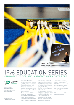 ERNW IPv6 Education Series