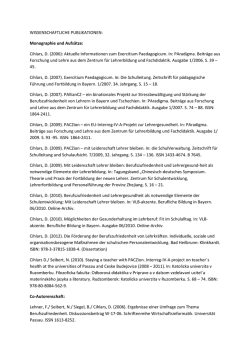 Publikationen - Universit&auml;t Passau