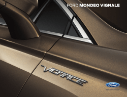 Vorabbroschüre Ford Mondeo Vignale