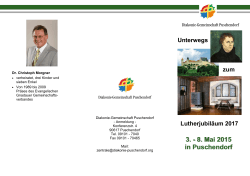 3. - 8. Mai 2015 in Puschendorf - Diakonie