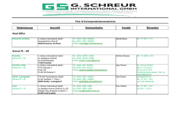 Head Office Grenze PL - DE Filal- & Korrespondentenverzeichnis
