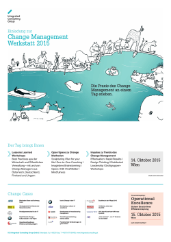 Plakat-CMW-2015:Layout 1.qxd - ICG Integrated Consulting Group