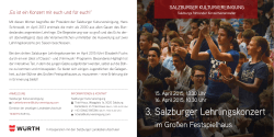 3. Salzburger Lehrlingskonzert