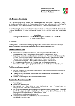 eine Biologisch-technische Assistentin