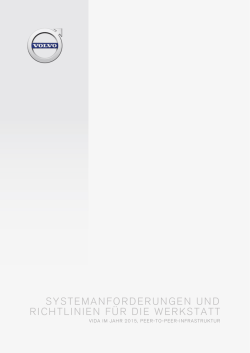 systemanforderungen und richtlinien für die werkstatt
