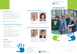 Flyer "Strong Happy Kids" - Klinikum Friedrichshafen GmbH