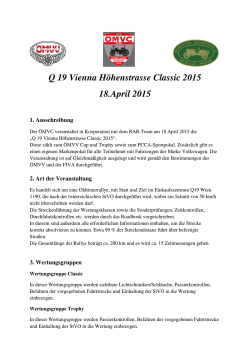 Q 19 Vienna Höhenstrasse Classic 2015 18.April 2015