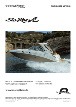 sea ray sportboote - usa