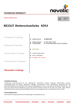 RICOLIT Wetterschutzfarbe KD54