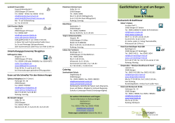 Gastronomie Flyer (PDF 190KB)