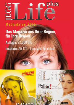 JEGG Life plus - Jegg Life Magazin