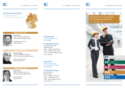 ihr spezialist und partner f&uuml;r projektmanagement - ic