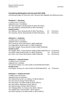 Wahlergebnisse Vertreterwahl 2015PDF