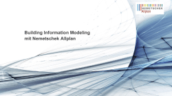 Building Information Modeling mit Nemetschek