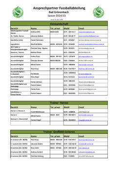 Adressliste TV und Trainerliste 19 4 15 - tv-bad