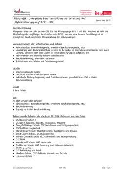IBA aktuell: Informationen und Schulen mit Adressen