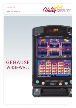 WIDE-WALL 2x20 - Bally Wulff Entertainment GmbH