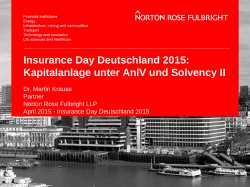 Insurance Day Deutschland 2015