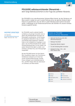 POLGUIDE selbstausrichtender Ofenantrieb –