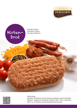 Hirten- brot - Pizza Dermaris GmbH