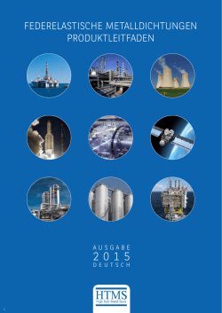 Katalog - HTMS High Tech Metal Seals