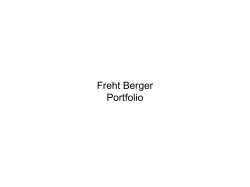 Freht Berger Portfolio