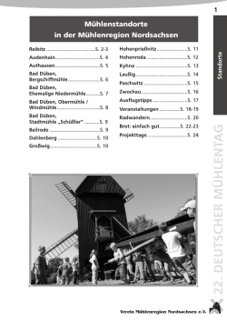 Programm 2015 - Mühlenregion Nordsachsen