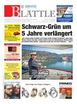 Schwarz-Grün um 5 Jahre verlängert