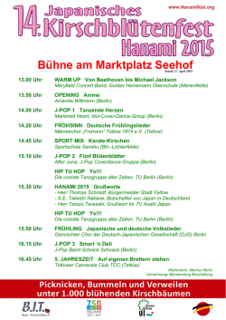 Bühne am Marktplatz Seehof - Umweltinitiative Teltower Platte