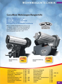 WOHNWAGENTECHNIK - micasaconruedas.com