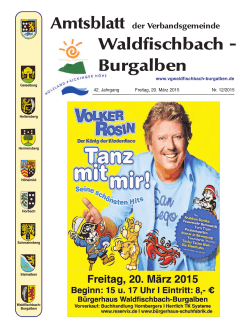 Waldfischbach - Burgalben - Verbandsgemeinde Waldfischbach