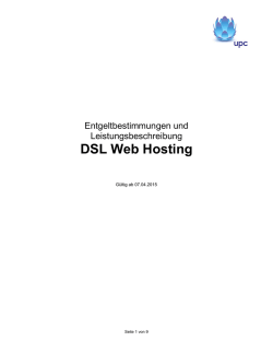Web Hosting DSL