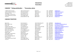 H&auml;nderliste Revendeur CABASSE