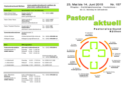 Pastoral-aktuell - Pastoralverbund Rüthen