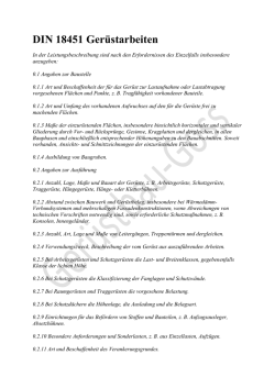 DIN 18451 Ger&uuml;starbeiten