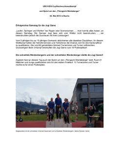 Jugi Gams an UBS Kids Cup in Buchs SG
