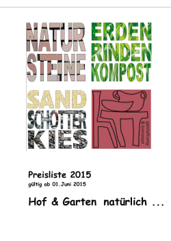 Hof & Garten nat&uuml;rlich - Hof und Garten nat&uuml;rlich