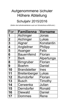 H&ouml;here Abteilung Mechatronik