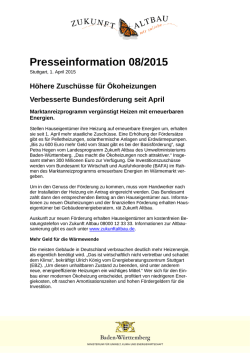 H&ouml;here Zusch&uuml;sse f&uuml;r &Ouml;koheizungen