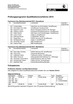 Fachmann Betriebsunterhalt EFZ / Hausdienst / Werkdienst