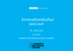 Innovationskultur - Hamburg Innovation Summit