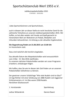 Hier Klicken - Sportsch&uuml;tzenclub Werl 1955 eV