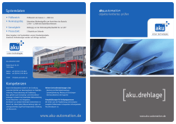 Datenblatt - aku.automation GmbH