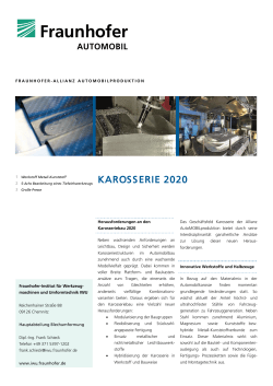 Karosseriebau 2020 - Fraunhofer