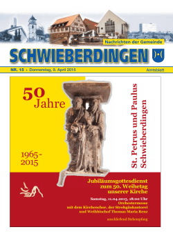 09.04.2015 - Gemeinde Schwieberdingen