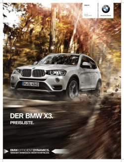 Preisliste (PDF, www.bmw.de)